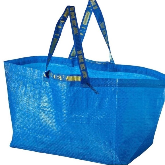 Frakta blue Ikea tote shopping bag reusable durable - Picture 1 of 4